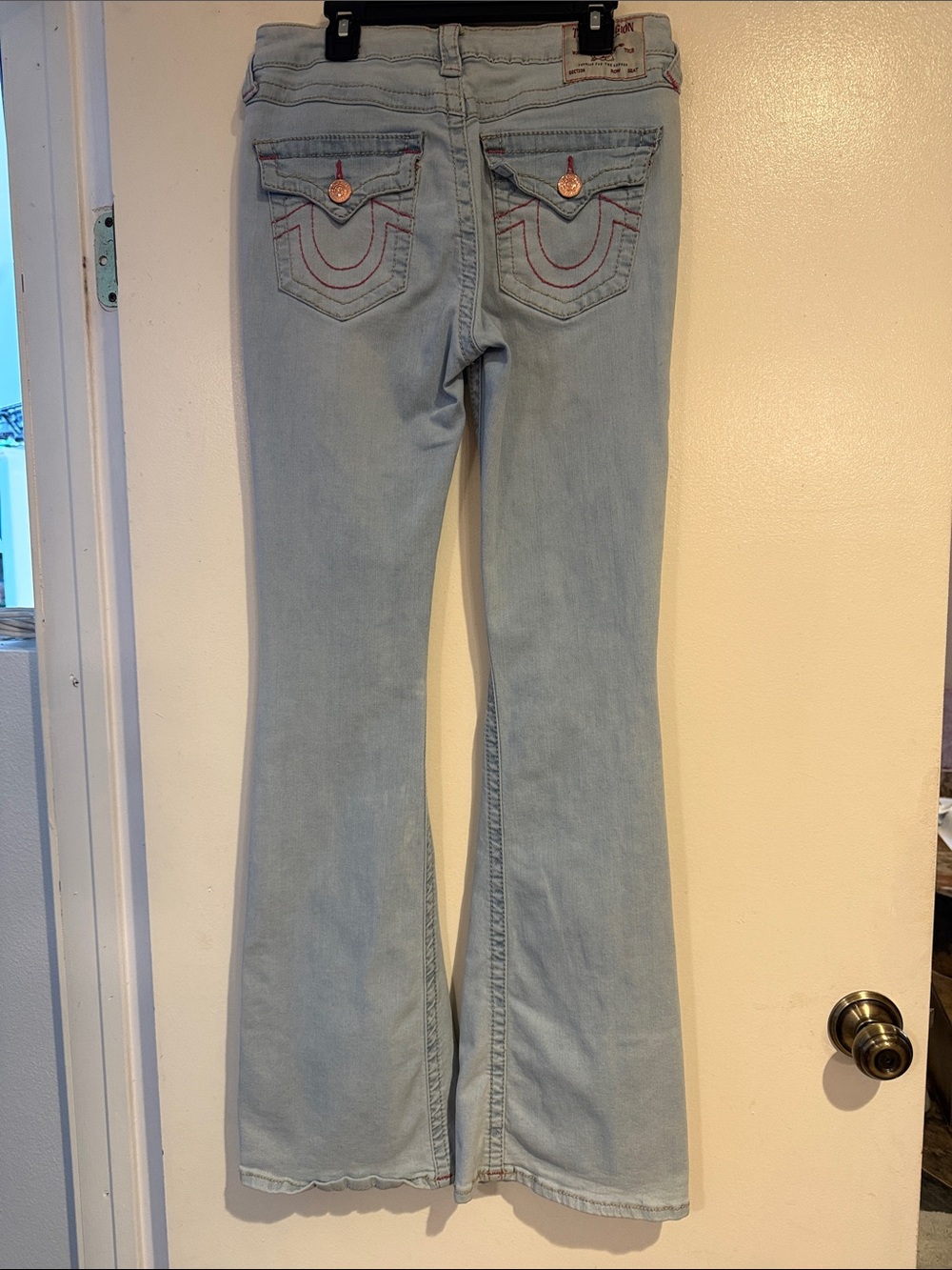 True Religion Light Blue Flare Jeans - Picture 4 of 6